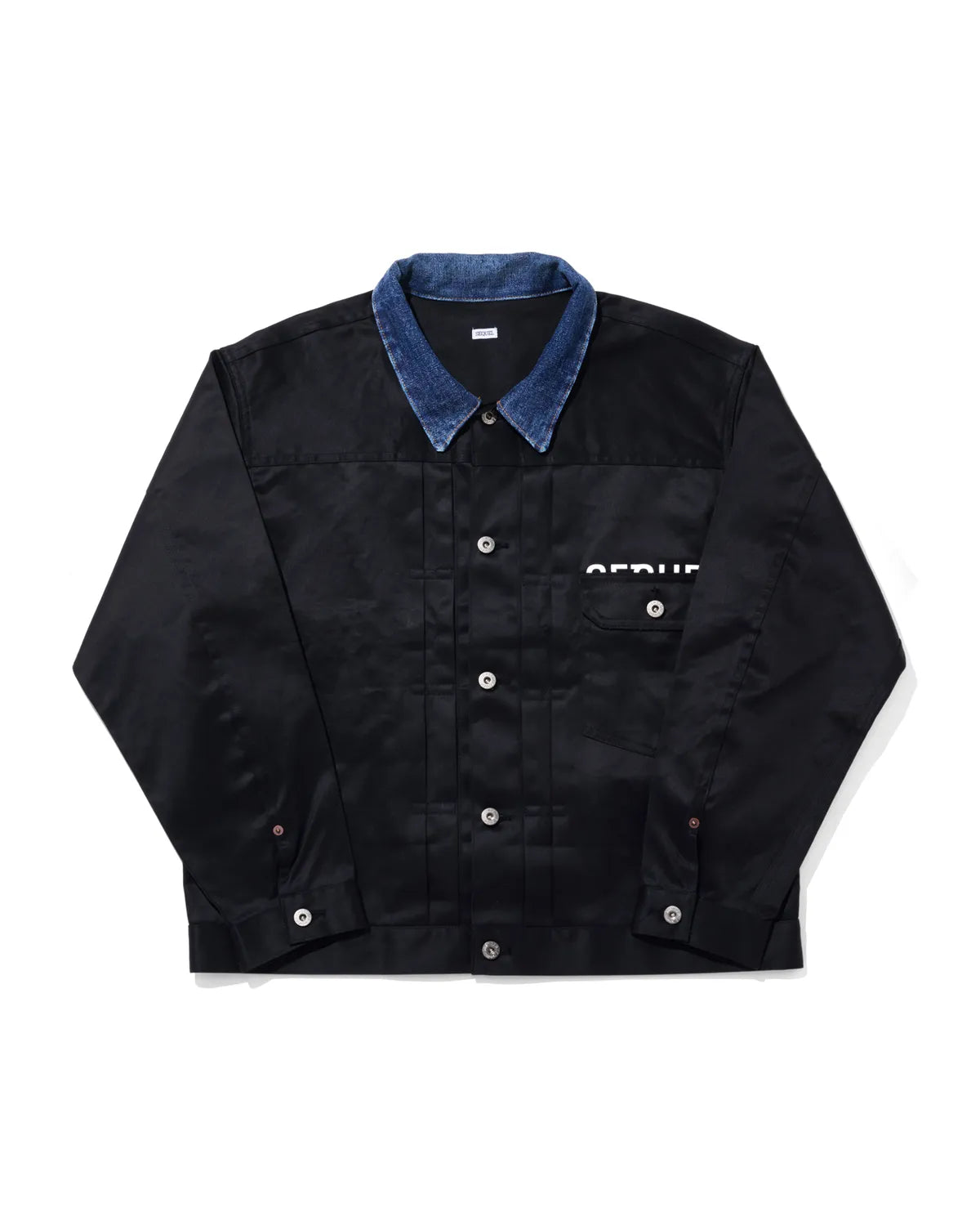 SEQUEL の DENIM COLLAR JACKET (SQ-26AW-JK-01)