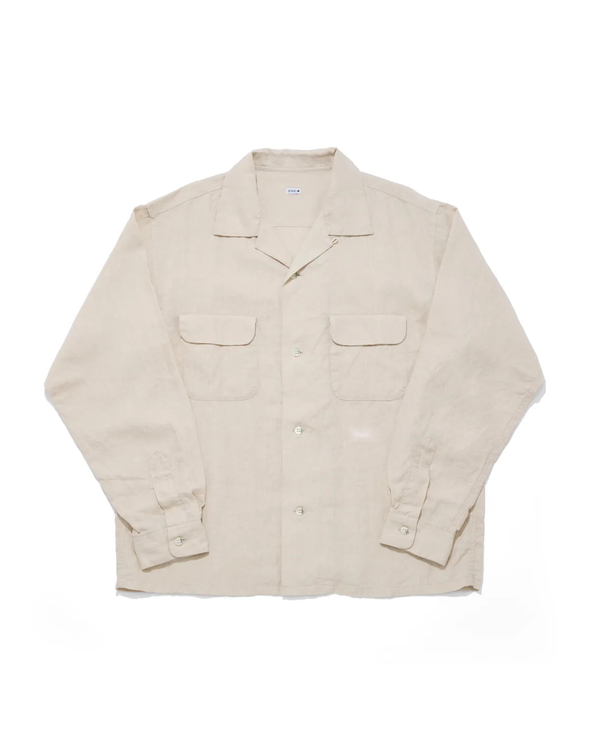 SEQUEL の LINEN LONG SLEEVE SHIRT (SQ-26SS-SH-03)