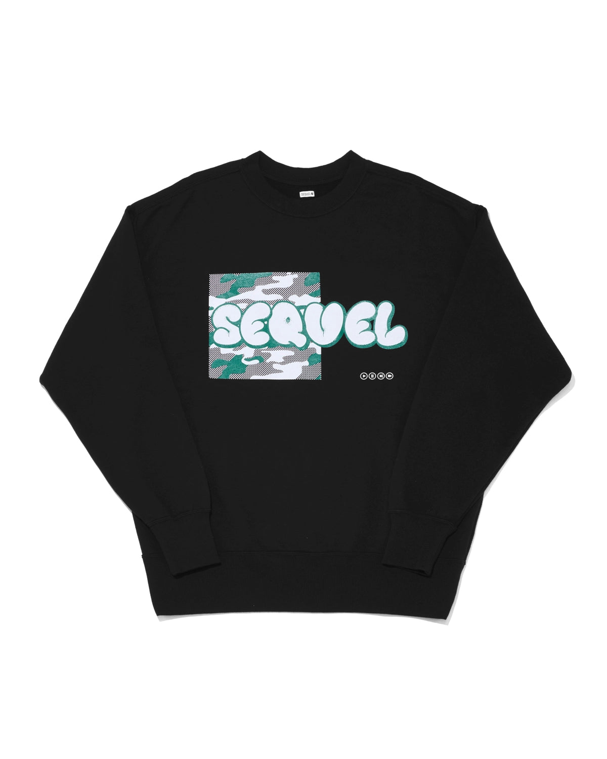 SEQUEL の T/C裏毛 CREW NECK SWEAT (SQ-25SS-CS-03)