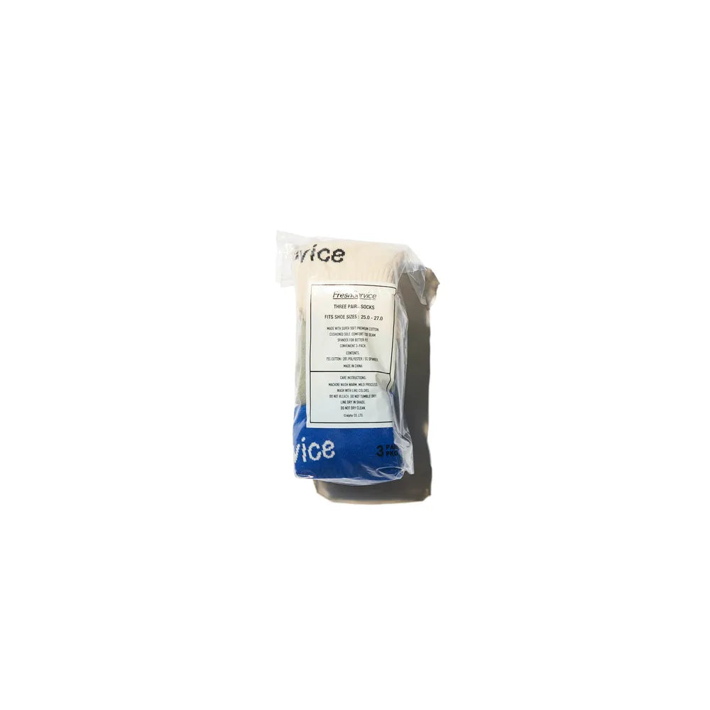 FreshService / SIGNATURE 3-PACK SOCKS (FSP254-90043B)