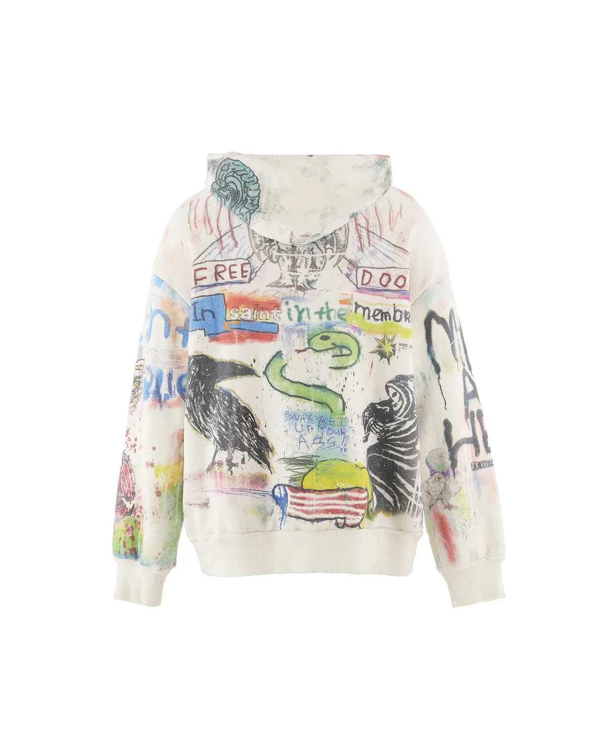 SAINT Mxxxxxx × MADSAKI / MDS _ DBL FACE HOODIE / MADSUCKY (SM-MK1-0000-C76)