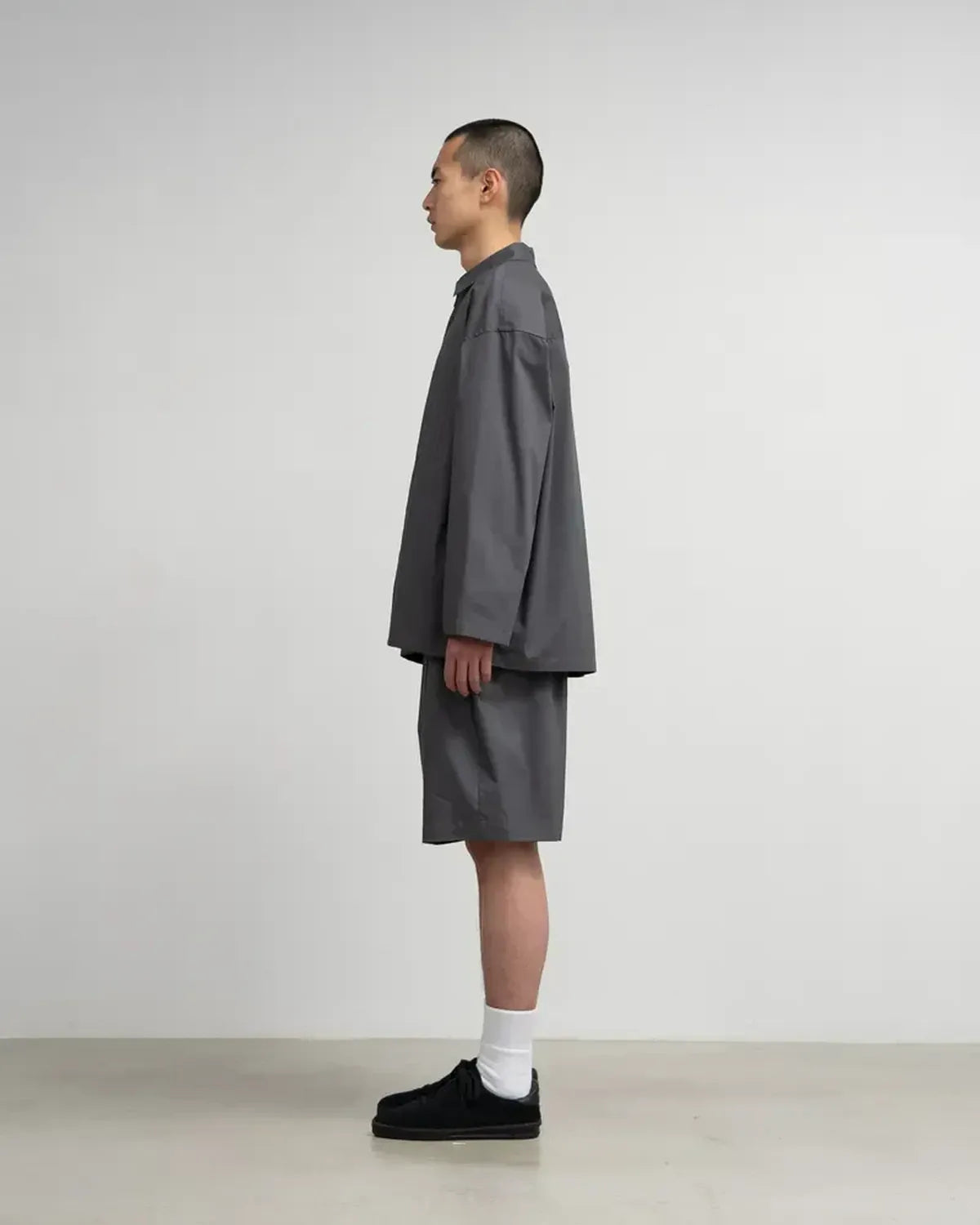 Graphpaper / Solotex Twill L/S Oversized Box Shirt (GM261-50160B)