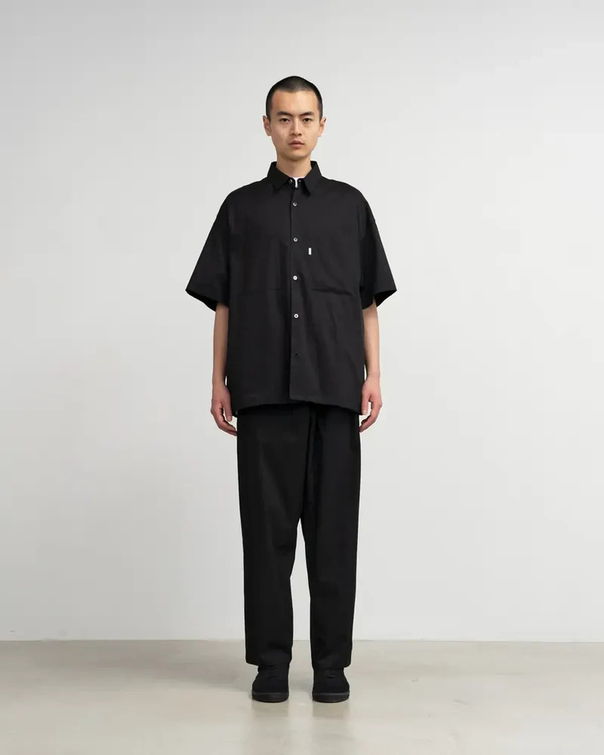 Graphpaper / Solotex Twill S/S Oversized Box Shirt (GM261-50159B)