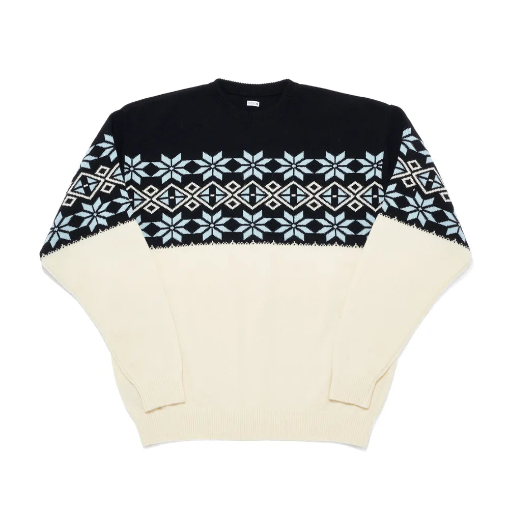 SEQUELのNORDIC CREW NECK KNIT (SQ-23AW-KN-03)