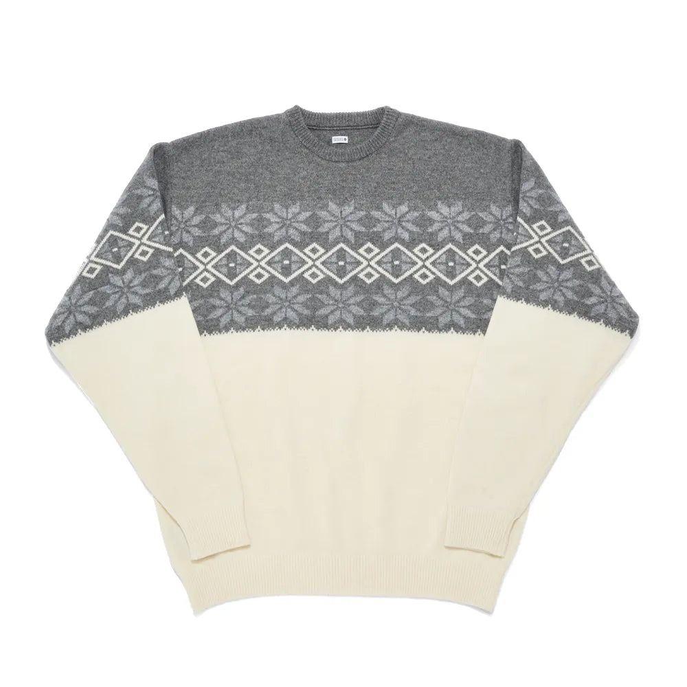 SEQUEL / NORDIC CREW NECK KNIT (SQ-23AW-KN-03)