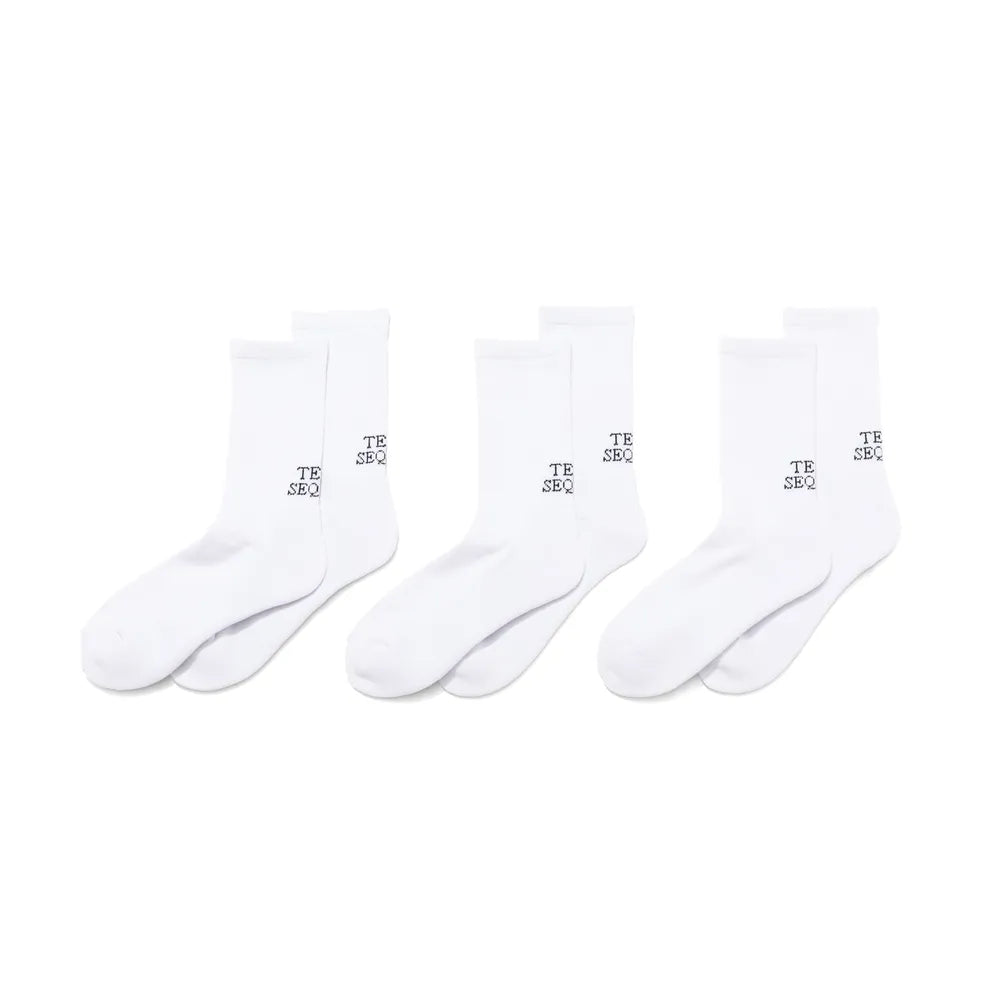 SEQUEL の SOCKS - 3PIECE 1PACK (SQ-24SS-SO-03)