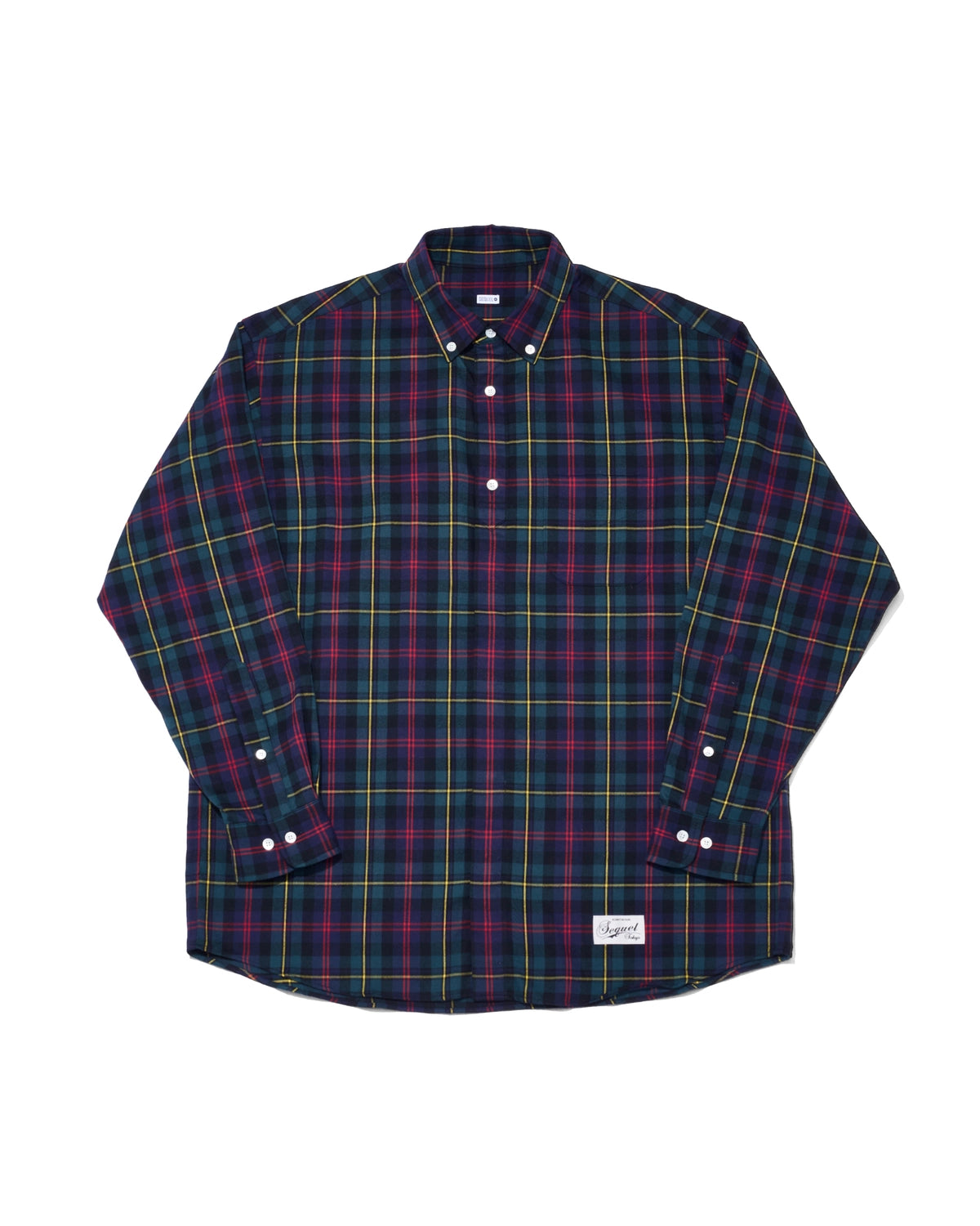 SEQUEL / TARTAN FLYFRONT SHIRT (SQ-25SS-SH-03)