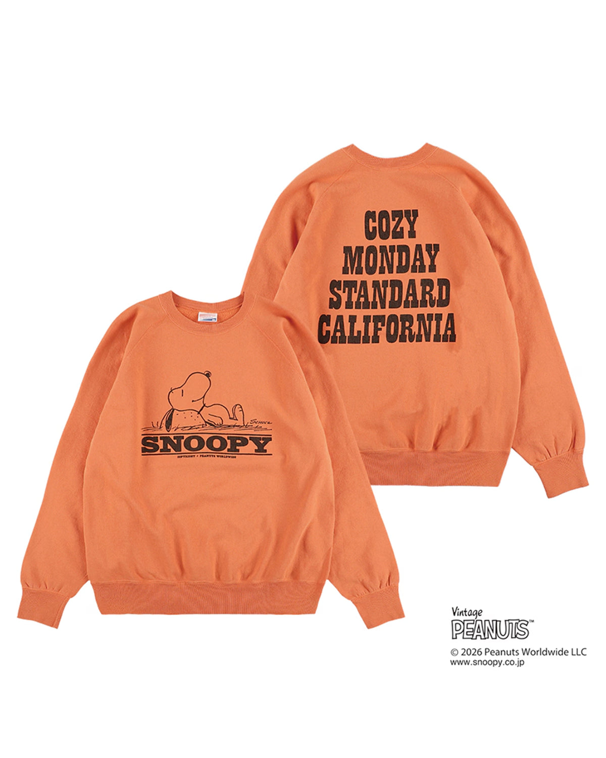 STANDARD CALIFORNIA × SNOOPY の Cozy Monday Crew Sweat (2000000394732)