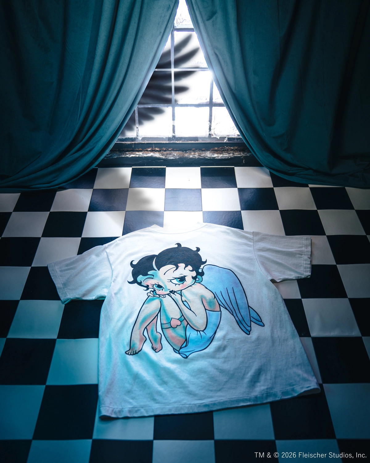 SAINT Mxxxxxx × Betty Boop / BTY_SS T-SHIRT / ANGEL (SM-MK1-0000-C11)