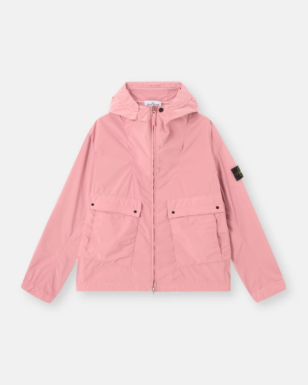 アイランドストーン　ナイロンジャケット フード付き ピンク STONE ISLAND (ストーンアイランド) / CAPOSPALLA | 公式通販 JACK in
