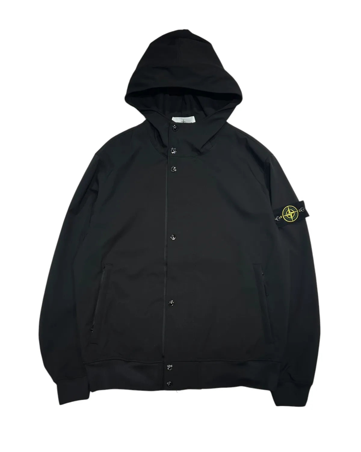 STONE ISLAND の LIGHT SOFT SHELL-R E.DYE® TECHNOLOGY IN RECYCLED POLYESTER (L1S154100118)