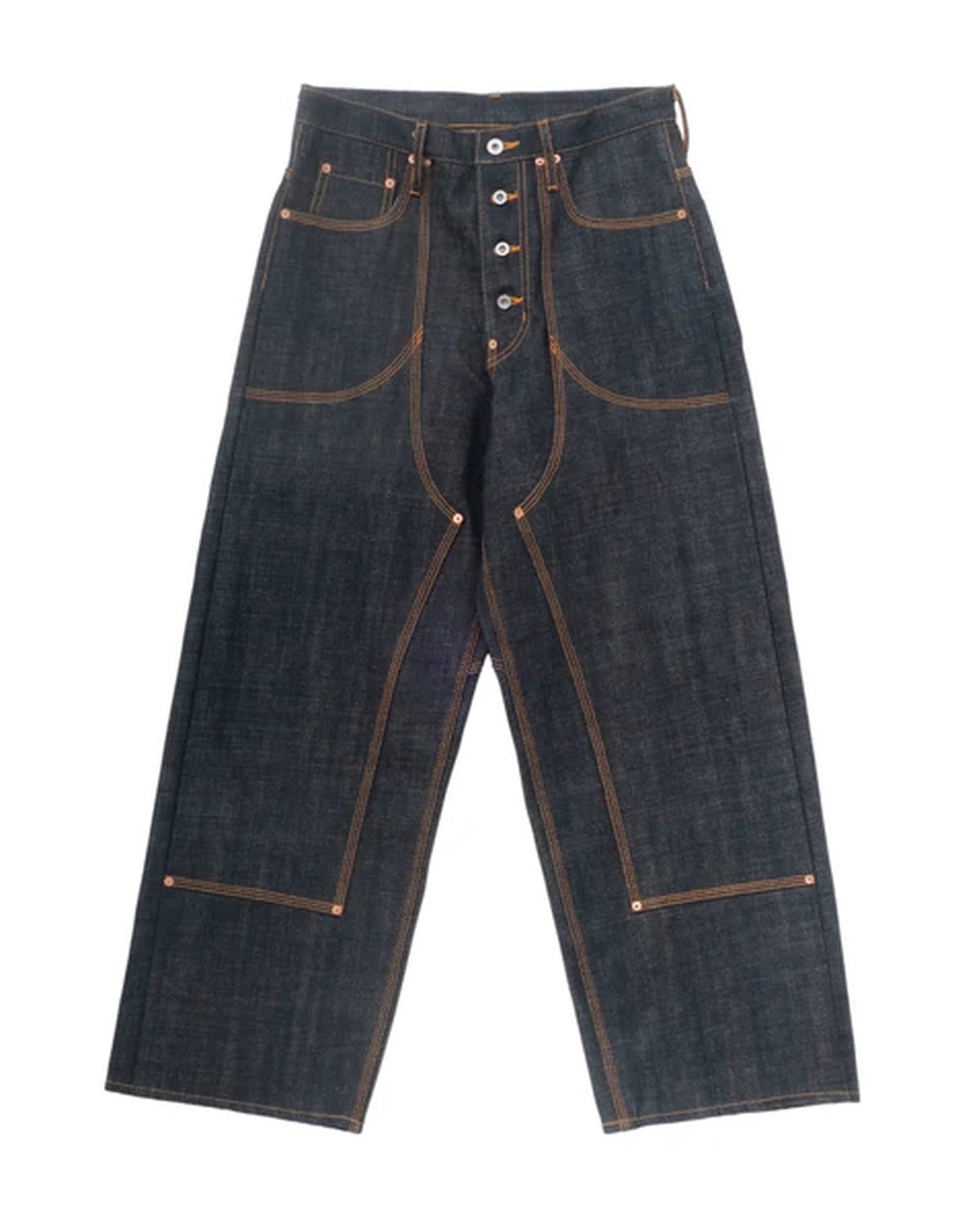 SUGARHILL の CLASSIC DOUBLE KNEE DENIM PANTS (CLASS003)