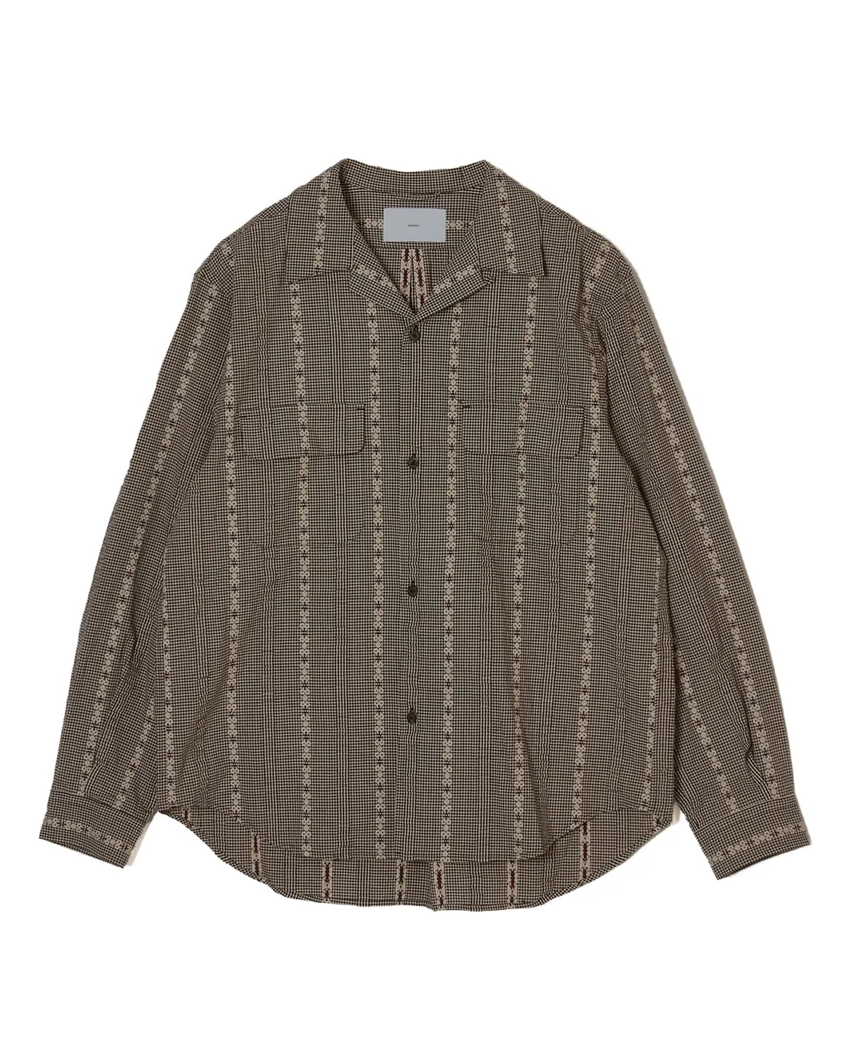 SUGARHILL の DOBBY OPEN COLLAR SHIRT (26440505)