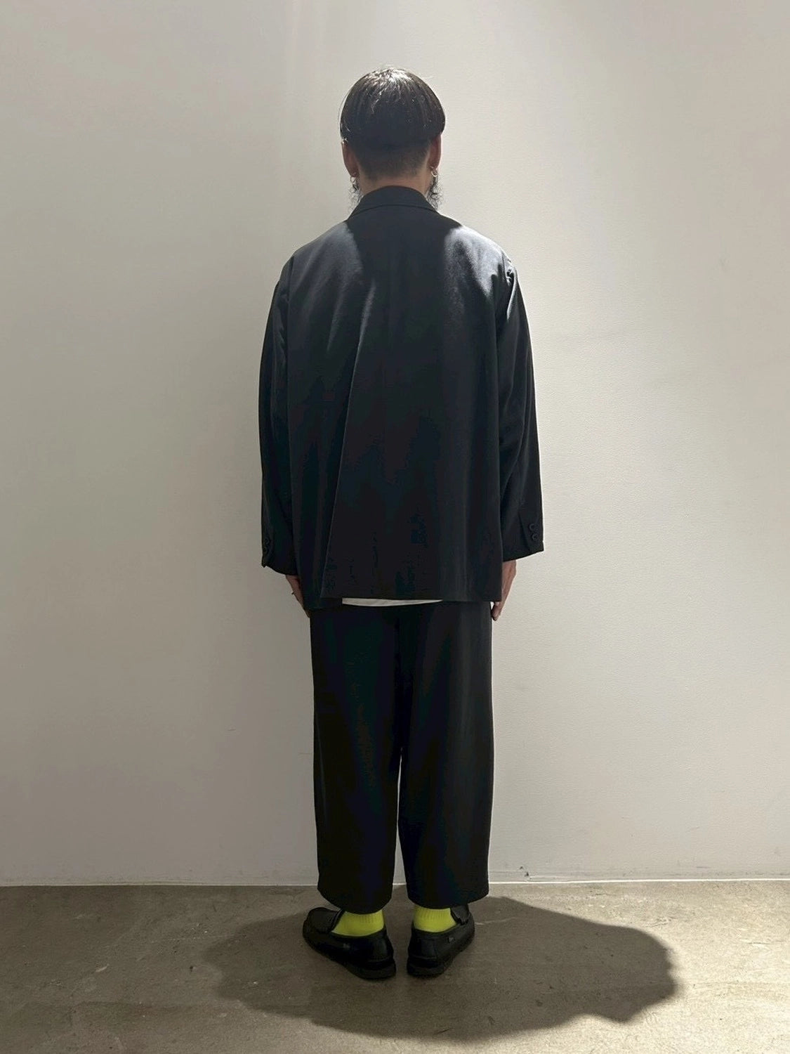 Graphpaper / Fulled Wool Twill Oversized Jacket (GM261-20340)