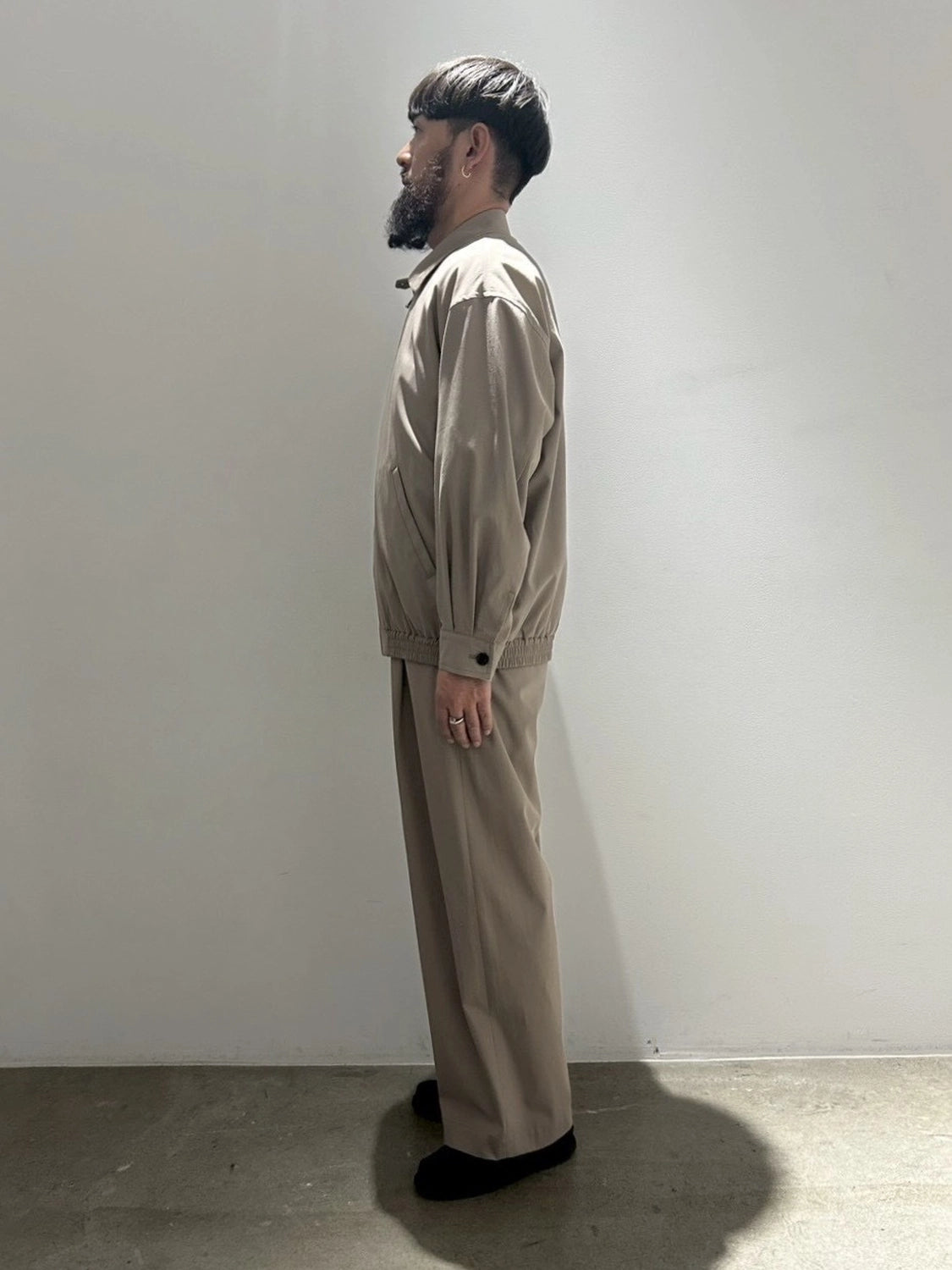 Graphpaper / Brushed Cotton Gabardine Swing Top Jacket (GM261-30394)