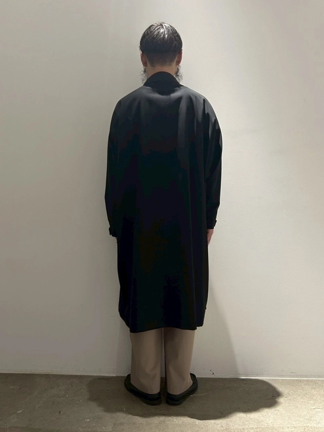 Graphpaper / High Twist Gabardine Wide Coat (GM261-10081B)