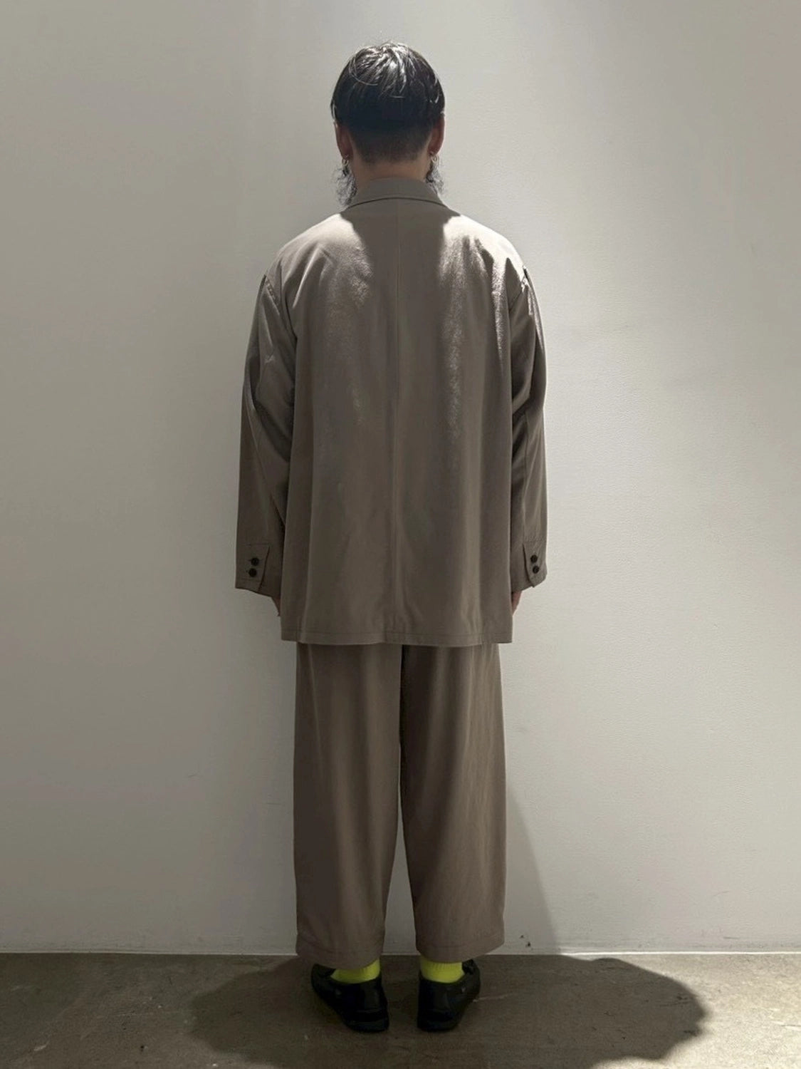 Graphpaper / Fulled Wool Twill Oversized Jacket (GM261-20340)