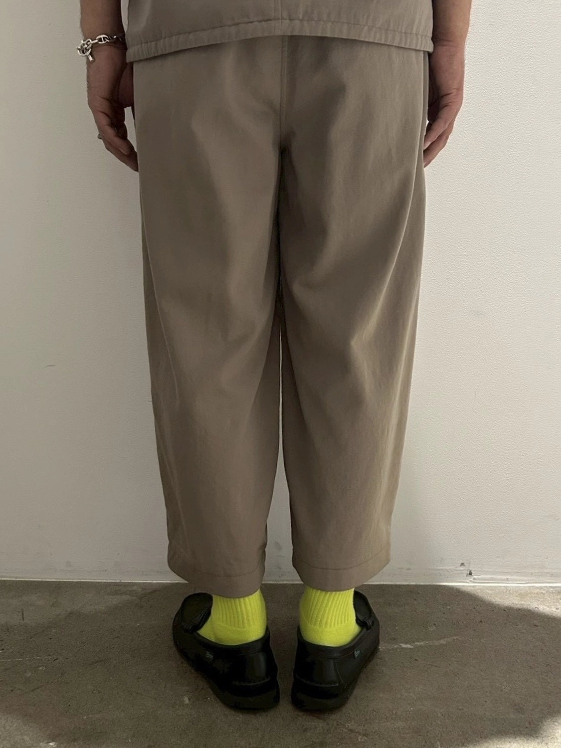 Graphpaper / Fulled Wool Twill Wide Easy Pants (GM261-40342)