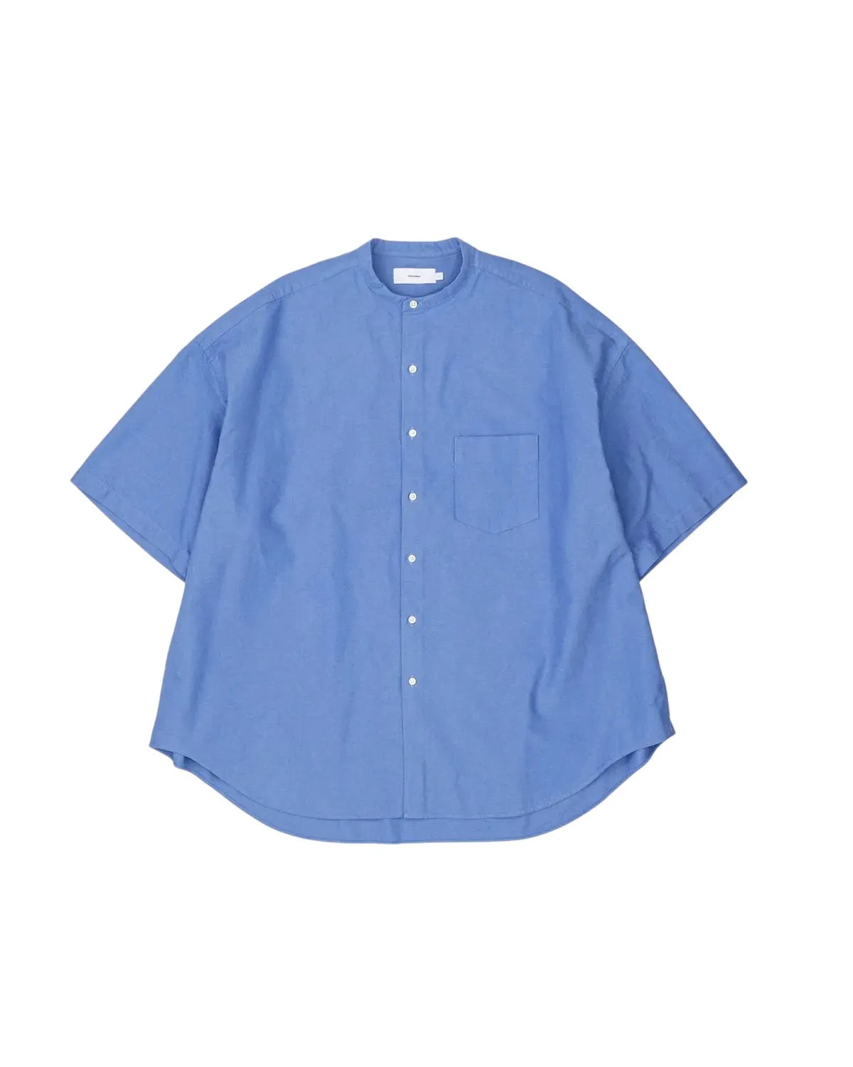 Graphpaper / Oxford S/S Oversized Band Collar Shirt (GM252-50078B)