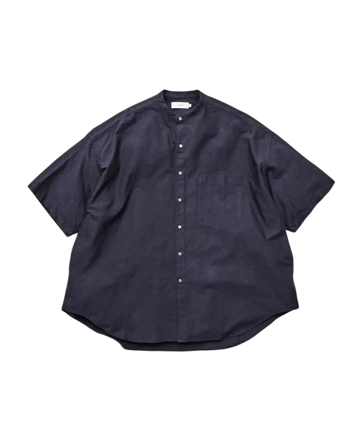 Graphpaper / Oxford S/S Oversized Band Collar Shirt (GM252-50078B)