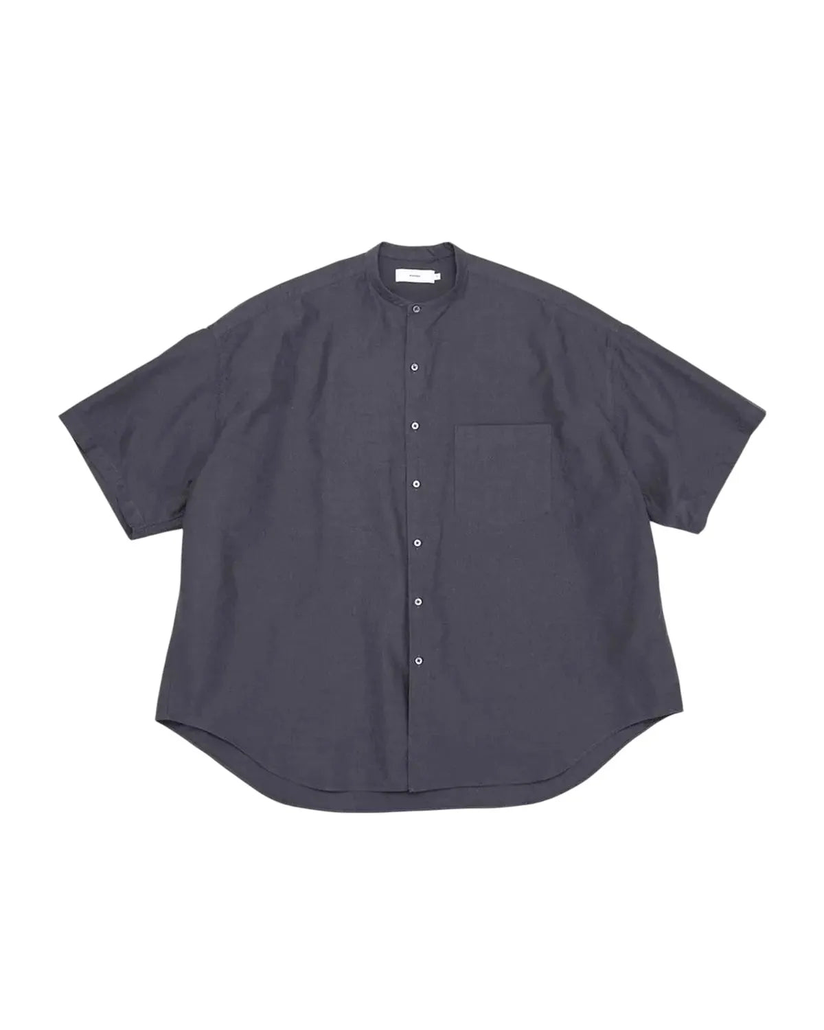 Graphpaper / Oxford S/S Oversized Band Collar Shirt (GM252-50078B)