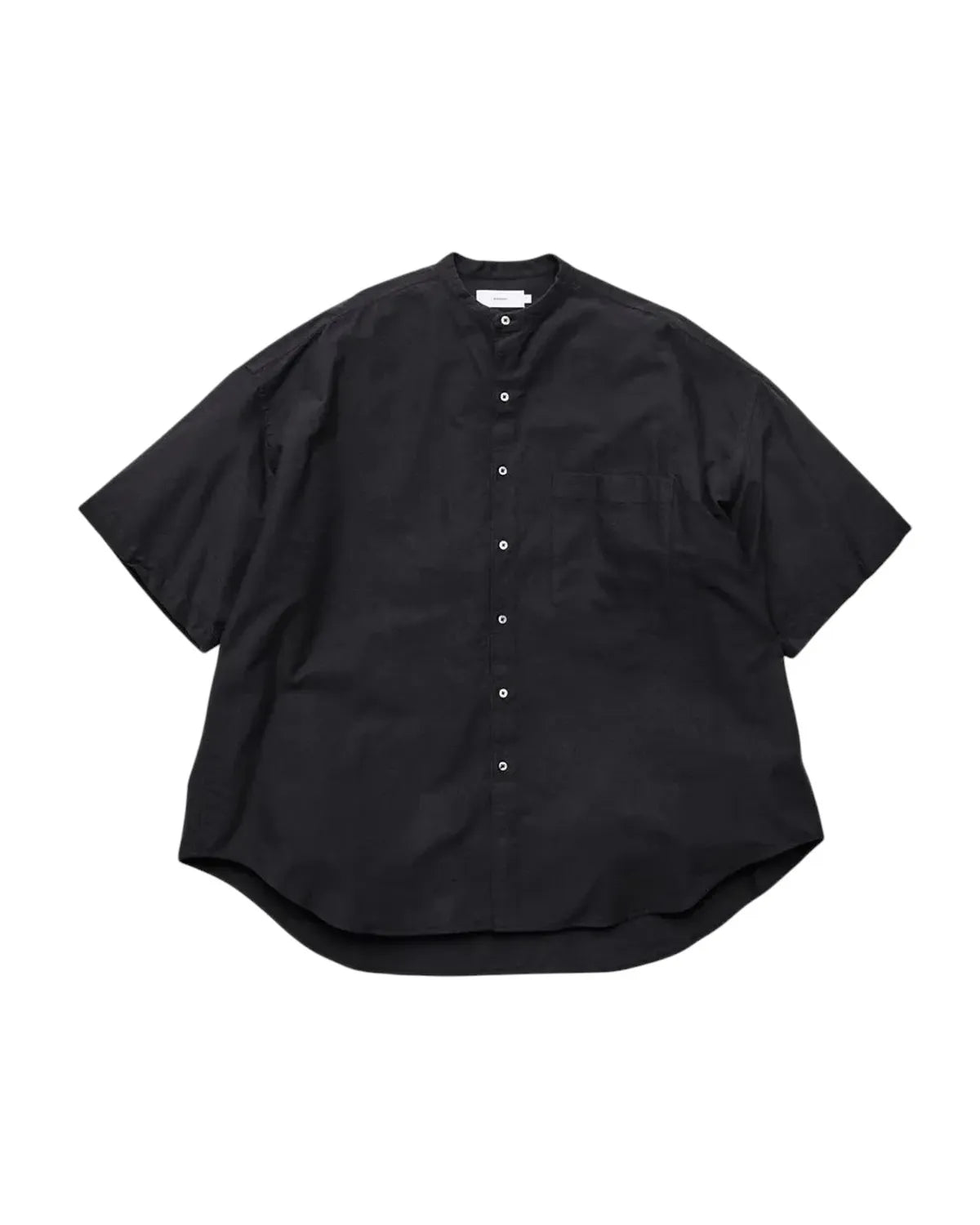 Graphpaper / Oxford S/S Oversized Band Collar Shirt (GM252-50078B)