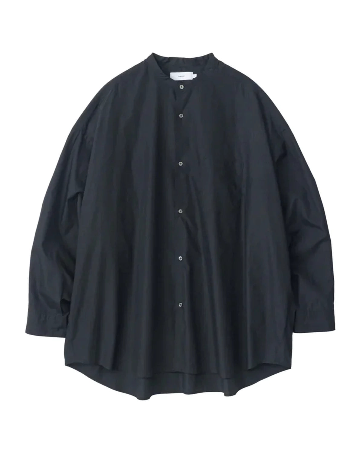 Graphpaper / Broad L/S Oversized Band Collar Shirt (GM253-50002B)