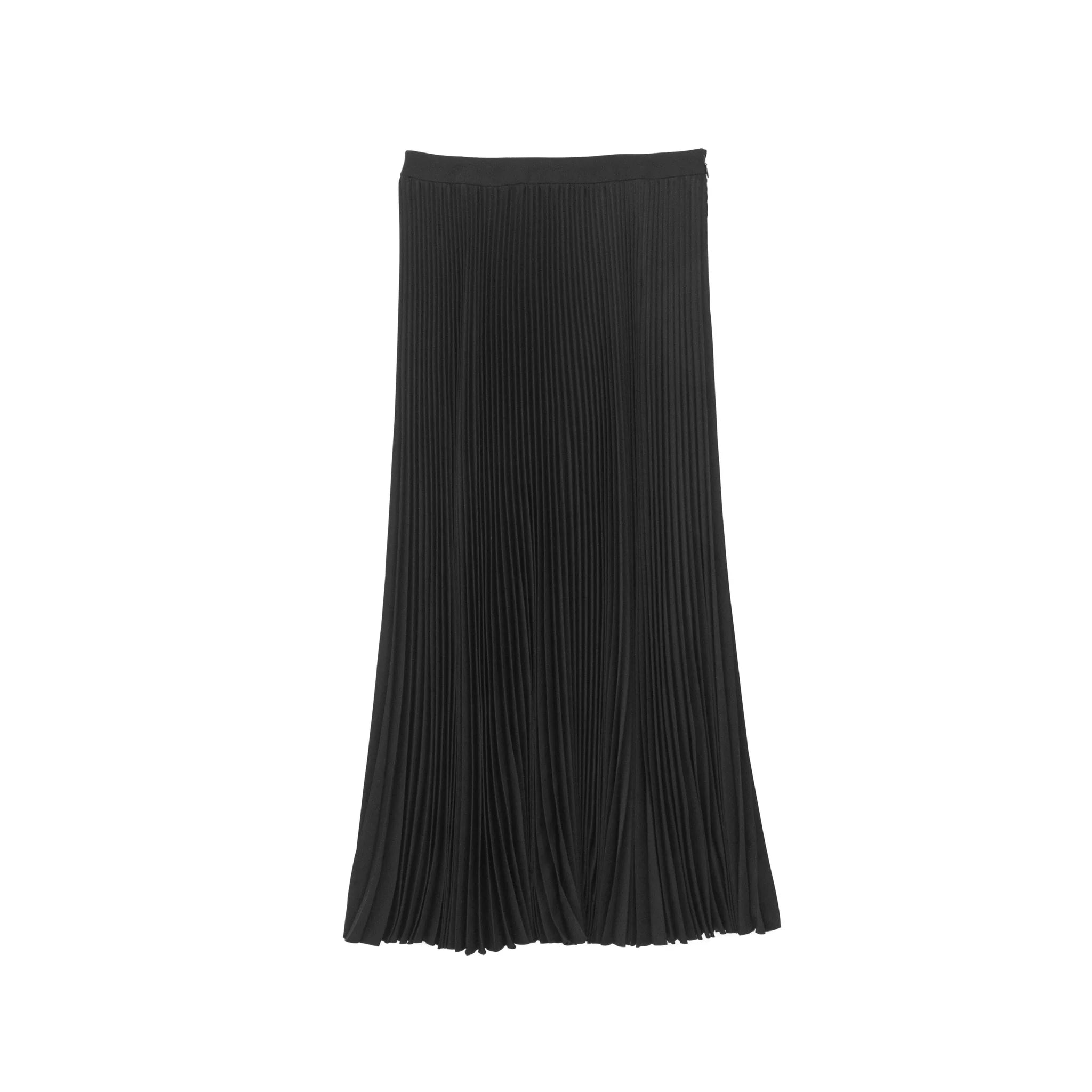 Graphpaper の Satin Pleats skirt (GL243-40228SB)