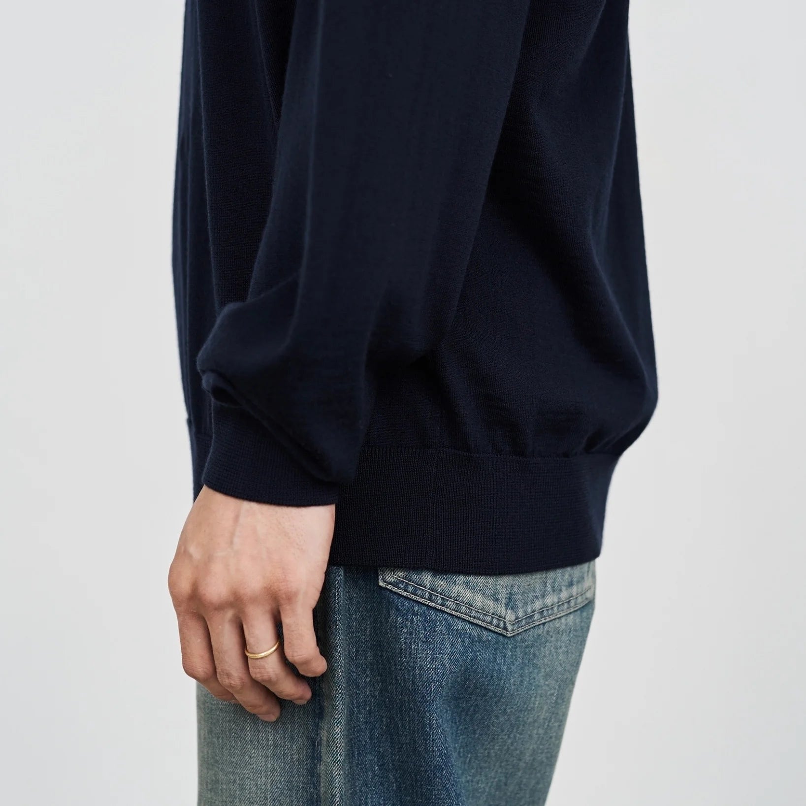 Graphpaper / High Gauge Crew Neck Knit