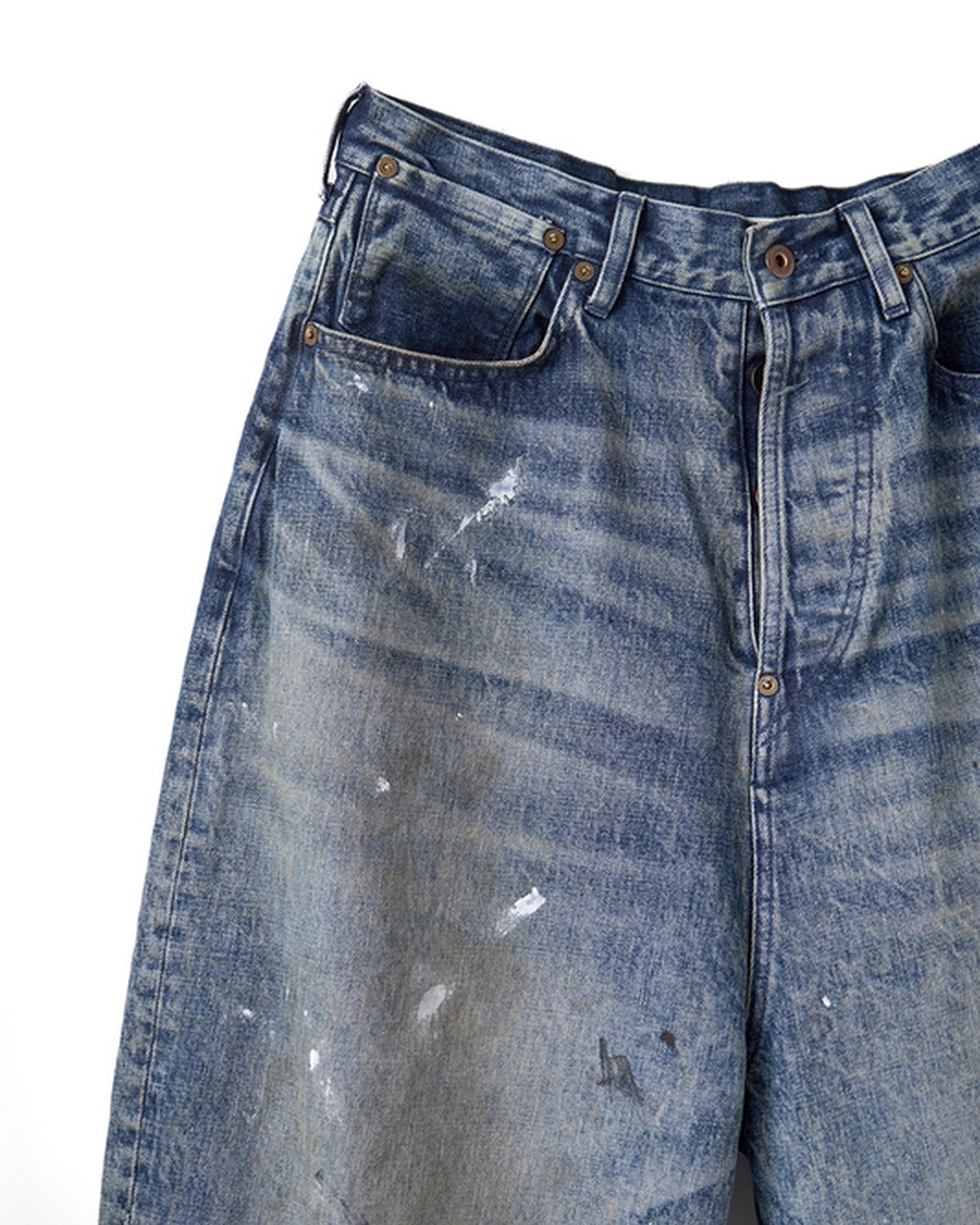 refomed / FRESH MAN DENIM WIDE PANTS "PAINT" (REPT-054P)