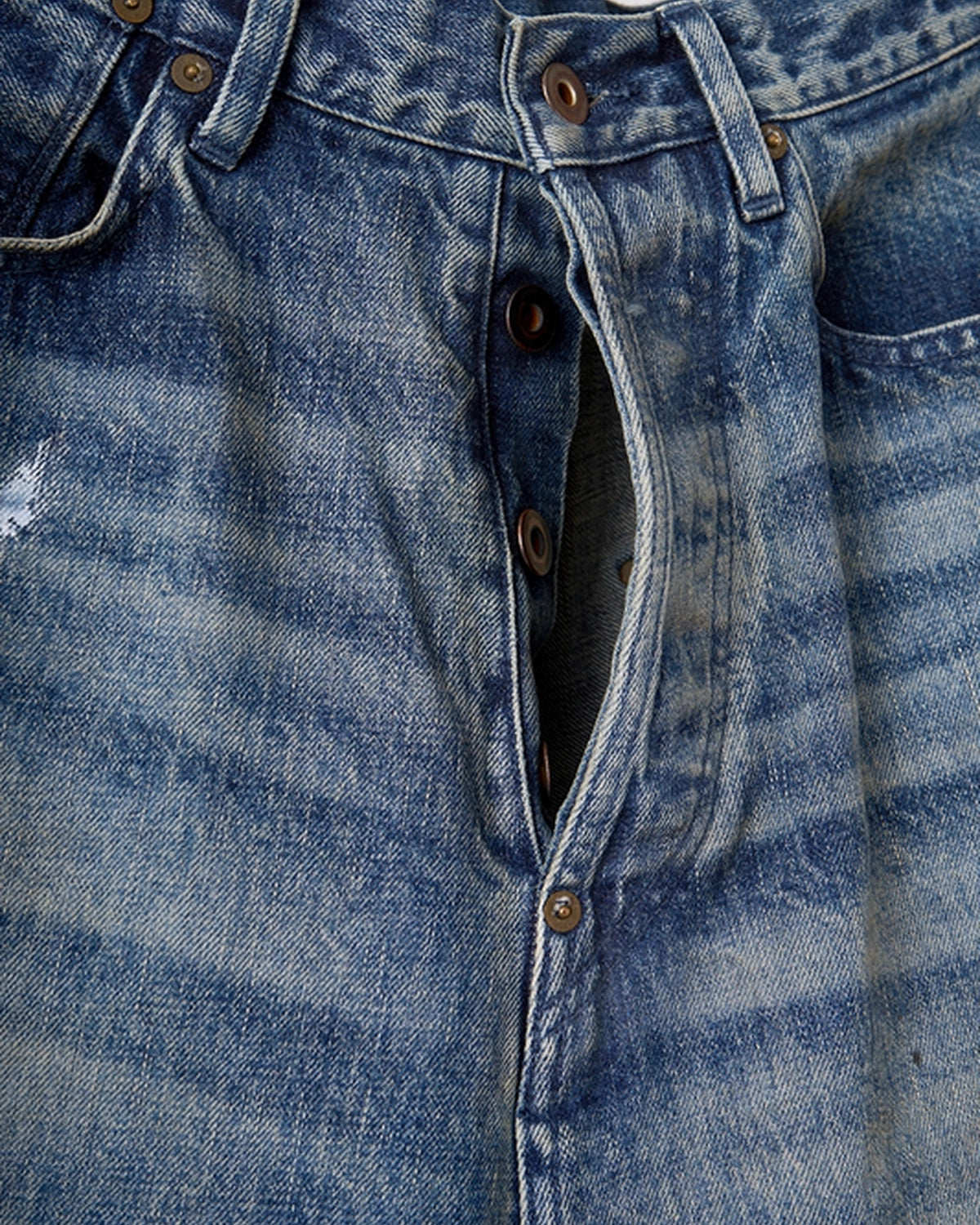 refomed / FRESH MAN DENIM WIDE PANTS "PAINT" (REPT-054P)