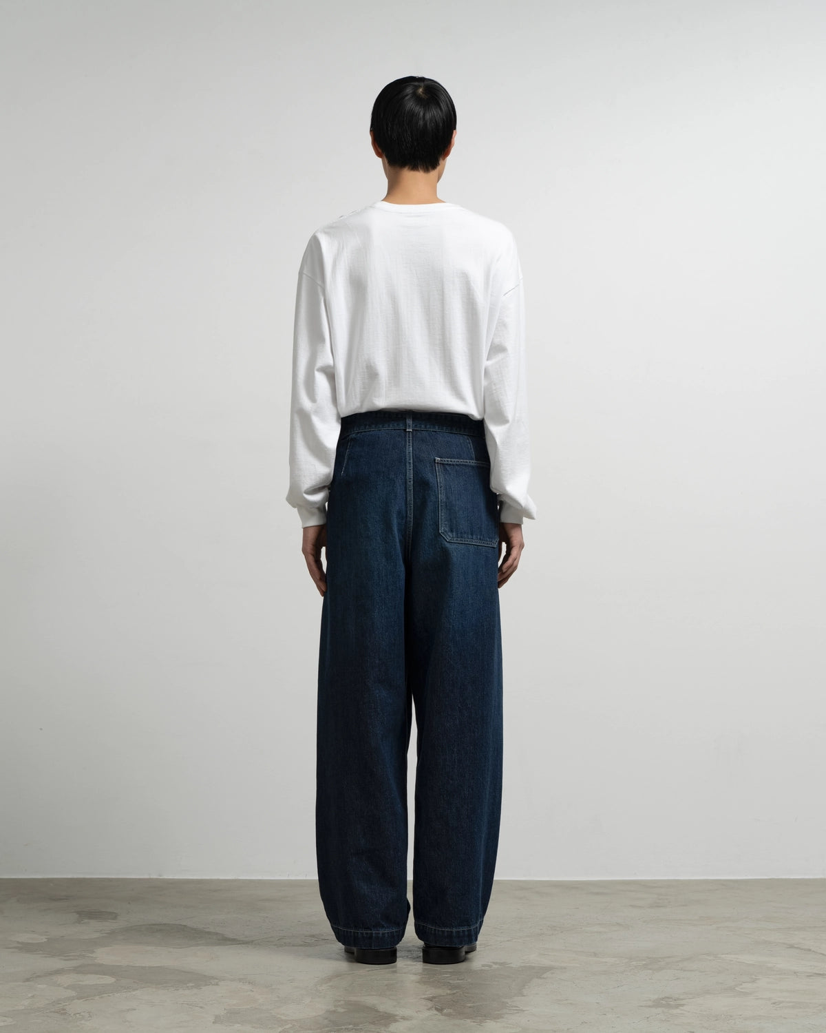 Graphpaper / Selvage Denim Belted Pants (GU263-40063DB)