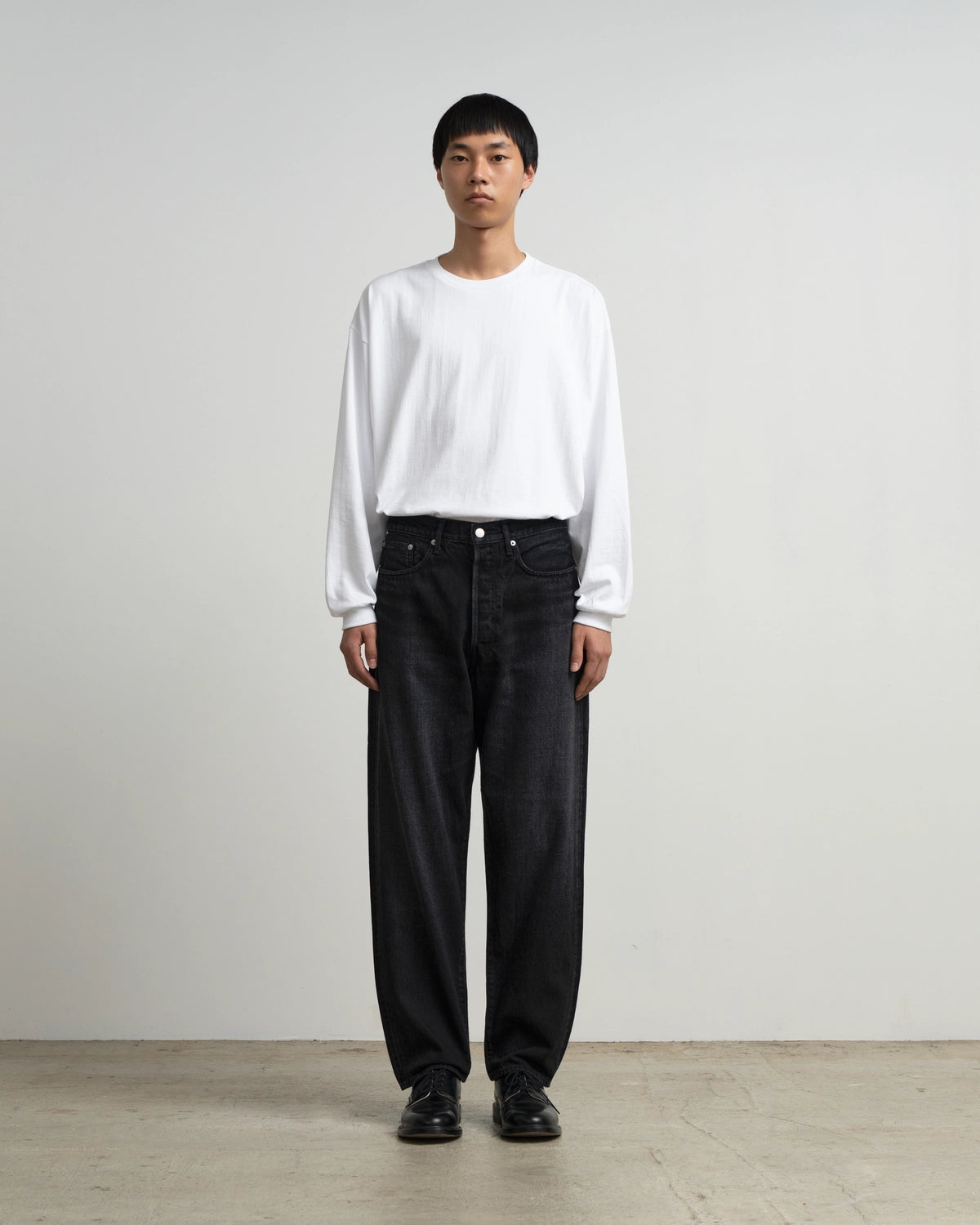 Graphpaper / Selvage Denim Five Pocket Tapered Pants (GU263-40058DB)