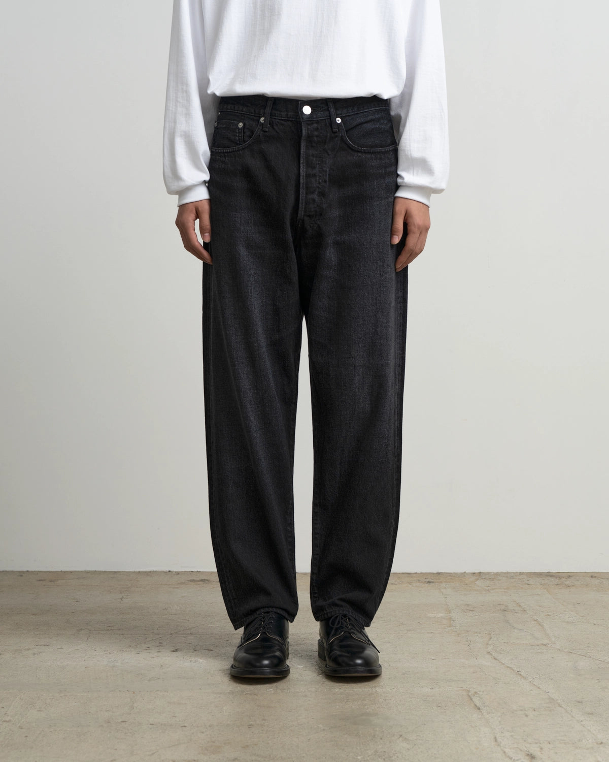 Graphpaper / Selvage Denim Five Pocket Tapered Pants (GU263-40058DB)