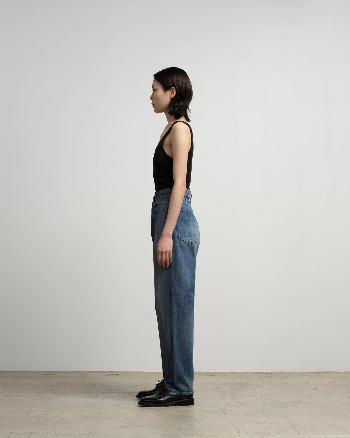 Graphpaper / Selvage Denim Five Pocket Tapered Pants (GU263-40058LB)