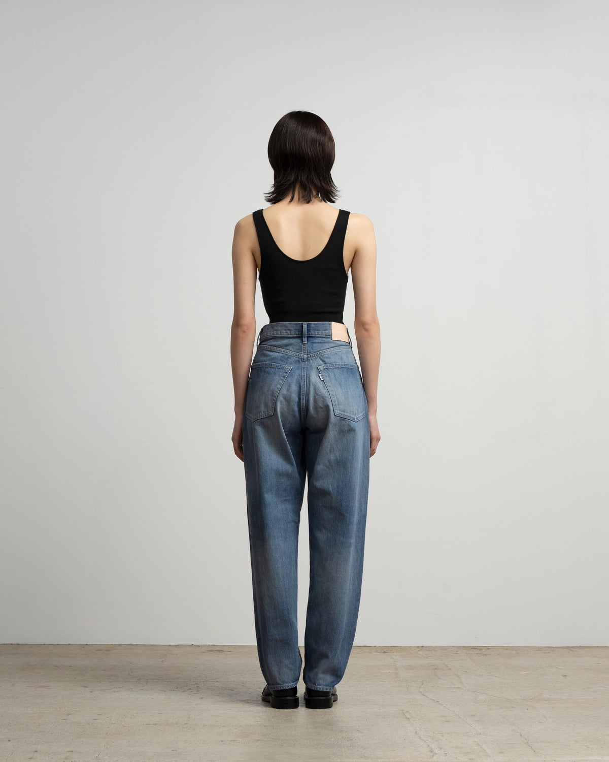 Graphpaper / Selvage Denim Five Pocket Tapered Pants (GU263-40058LB)
