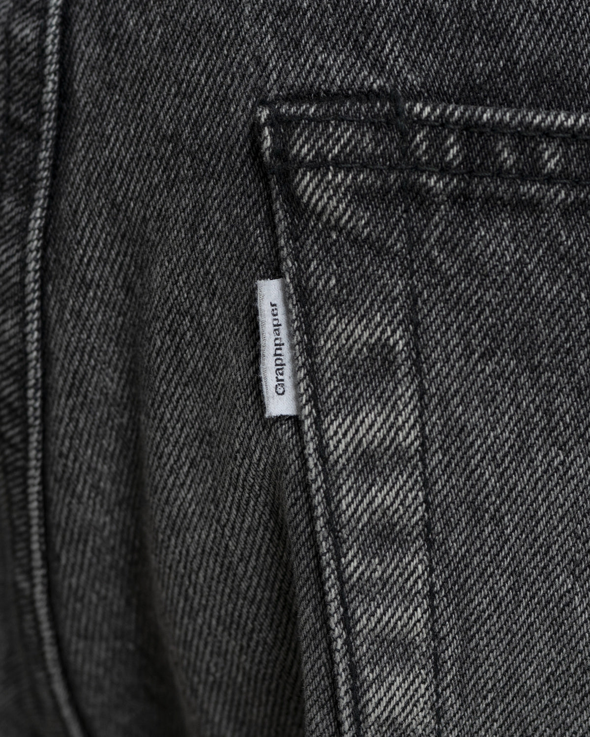 Graphpaper / Selvage Denim Five Pocket Tapered Pants (GU263-40058LB)