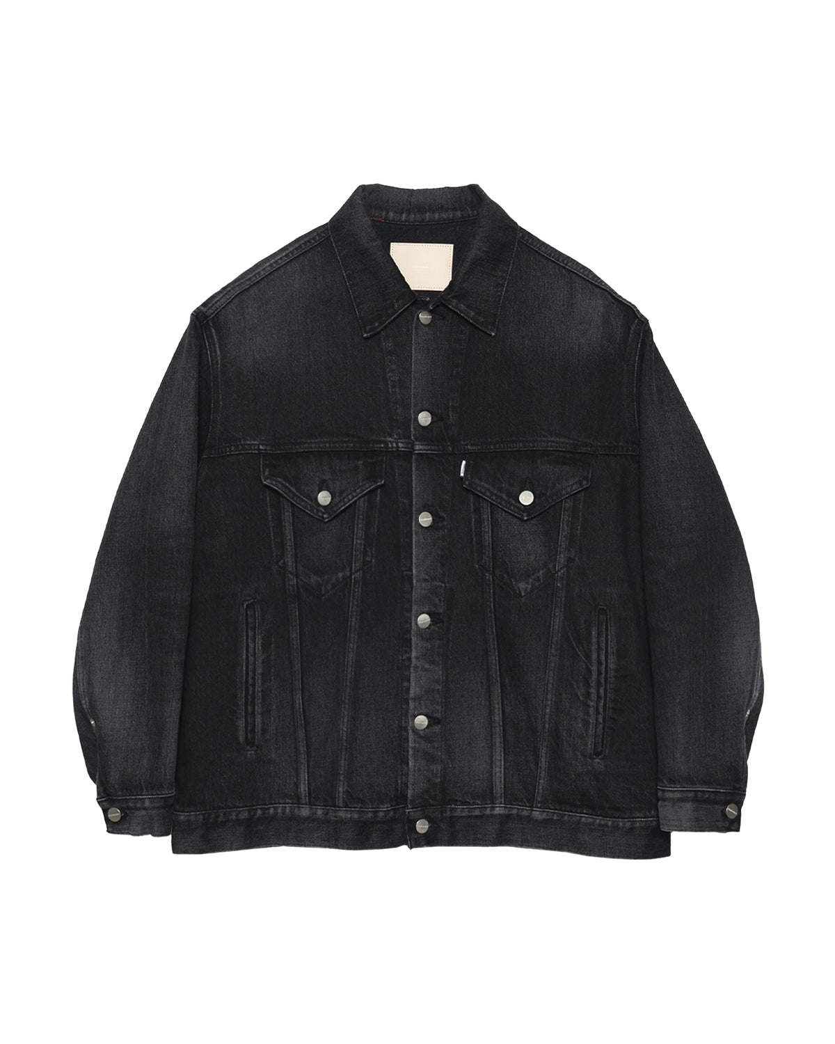 グラフペーパーSelvage Denim Trucker Jacket ブラック Graphpaper（グラフペーパー） / Selvage Denim Trucker Jacket | 公式