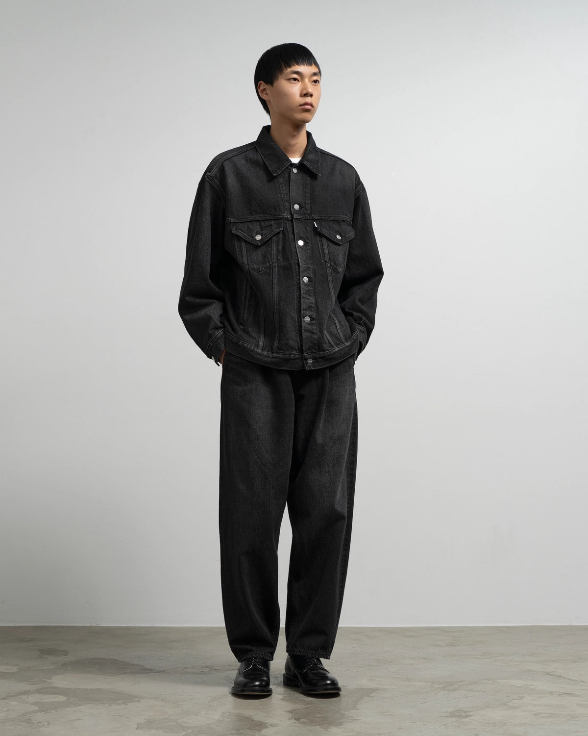 Graphpaper / Selvage Denim Trucker Jacket (GU263-20055DB)
