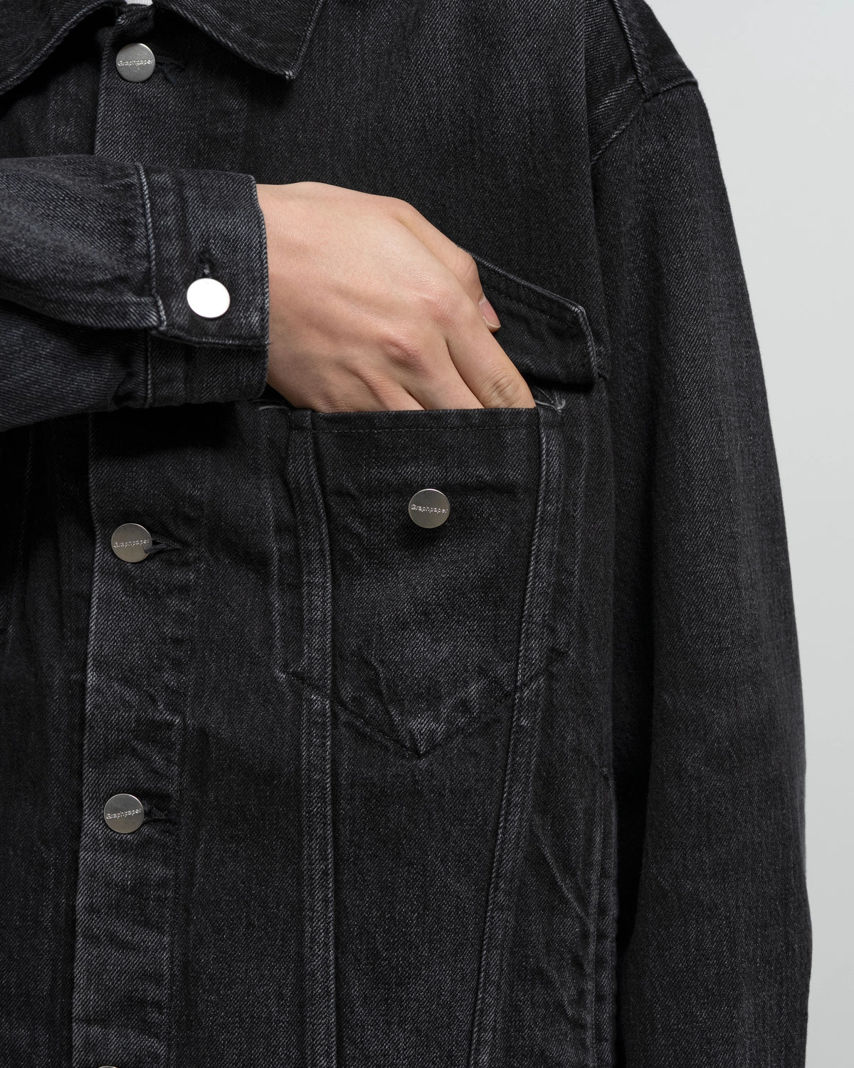 Graphpaper / Selvage Denim Trucker Jacket (GU263-20055DB)