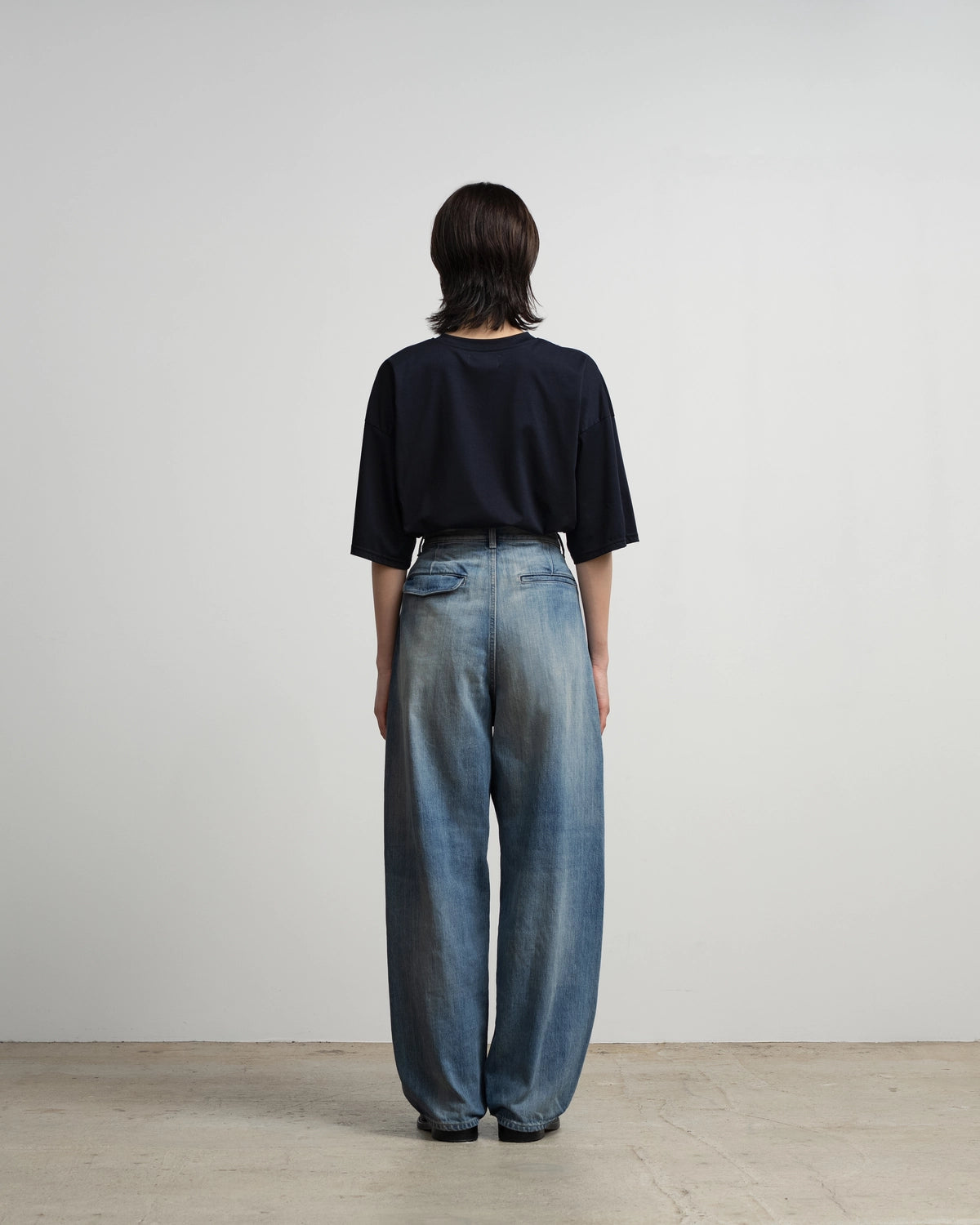 Graphpaper / Selvage Denim Two Tuck Pants (GU263-40061LB)