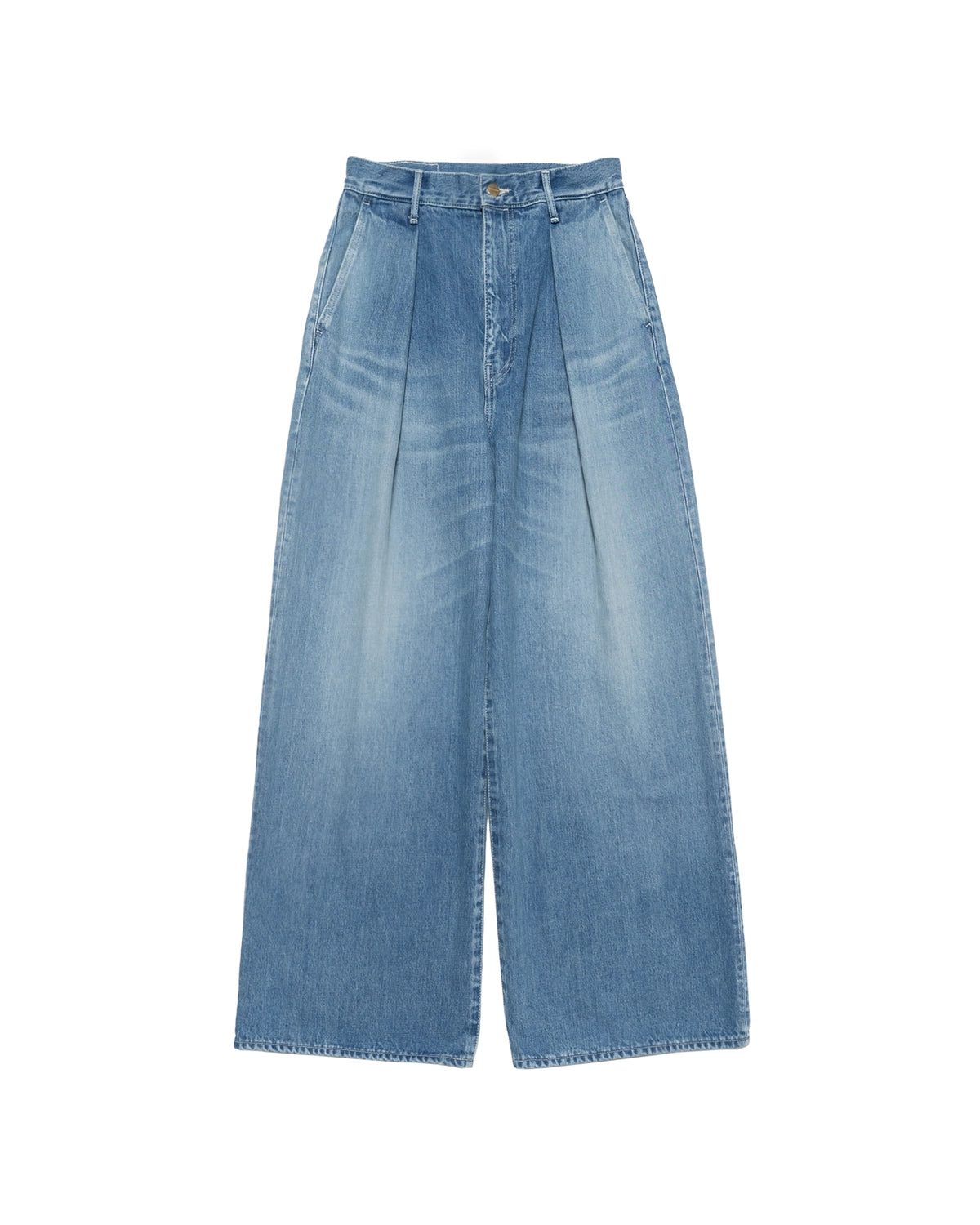 Graphpaper / Selvage Denim Two Tuck Wide Pants (GL263-40062LB)