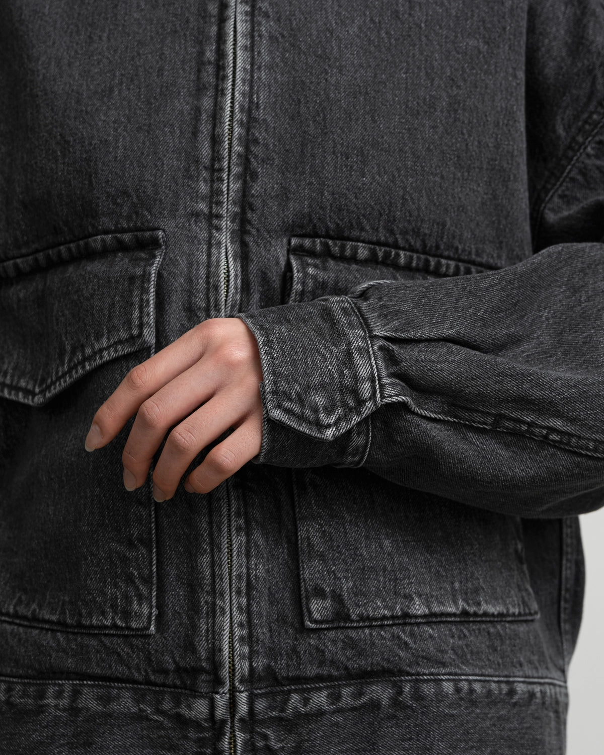 Graphpaper / Selvage Denim Zip Jacket (GU263-20056LB)