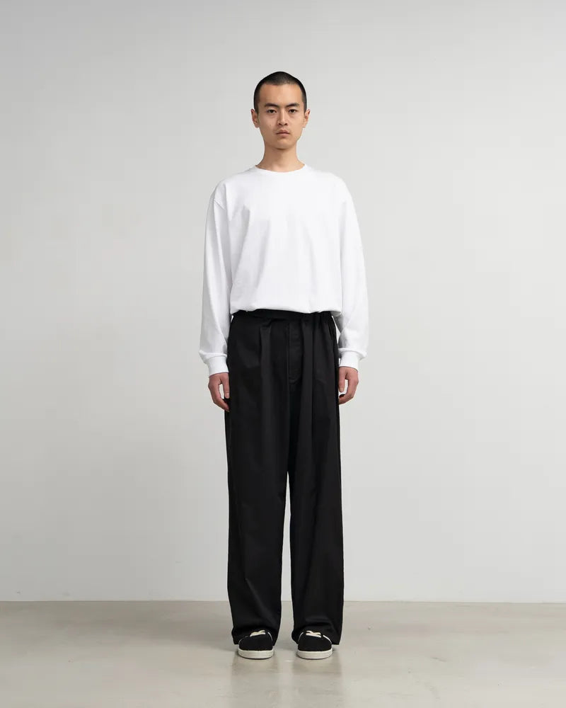 Graphpaper / Solotex Twill Wide Tapered Chef Pants (GM241-40297B)
