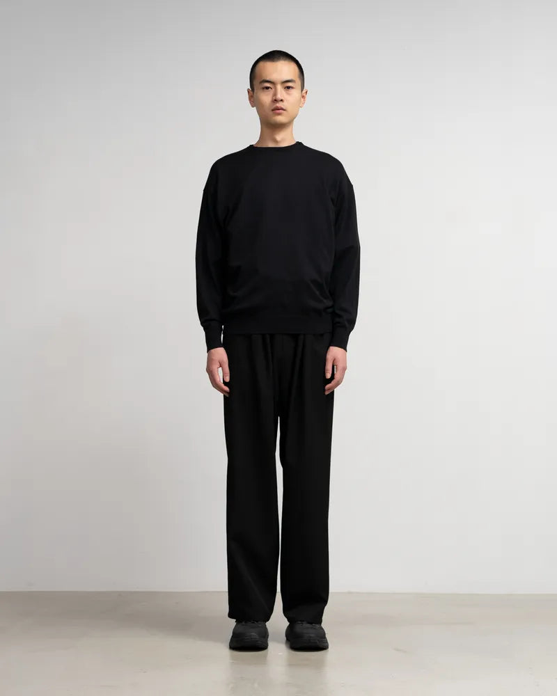 Graphpaper / Suvin Cotton L/S Crew Neck Knit (GU241-80192B)