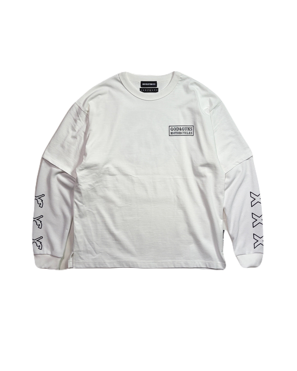 GOD SELECTION XXX × roarguns / L/S T-SHIRT (GX-S26-RCS-02)