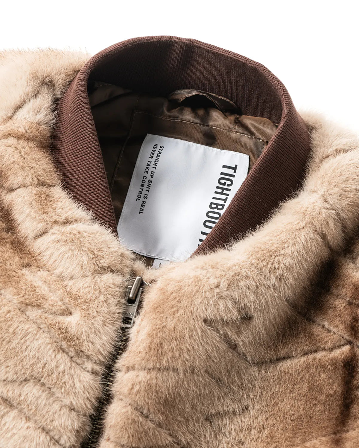 TIGHTBOOTH / T QUILT FUR MA-1 (FW25-JK04)