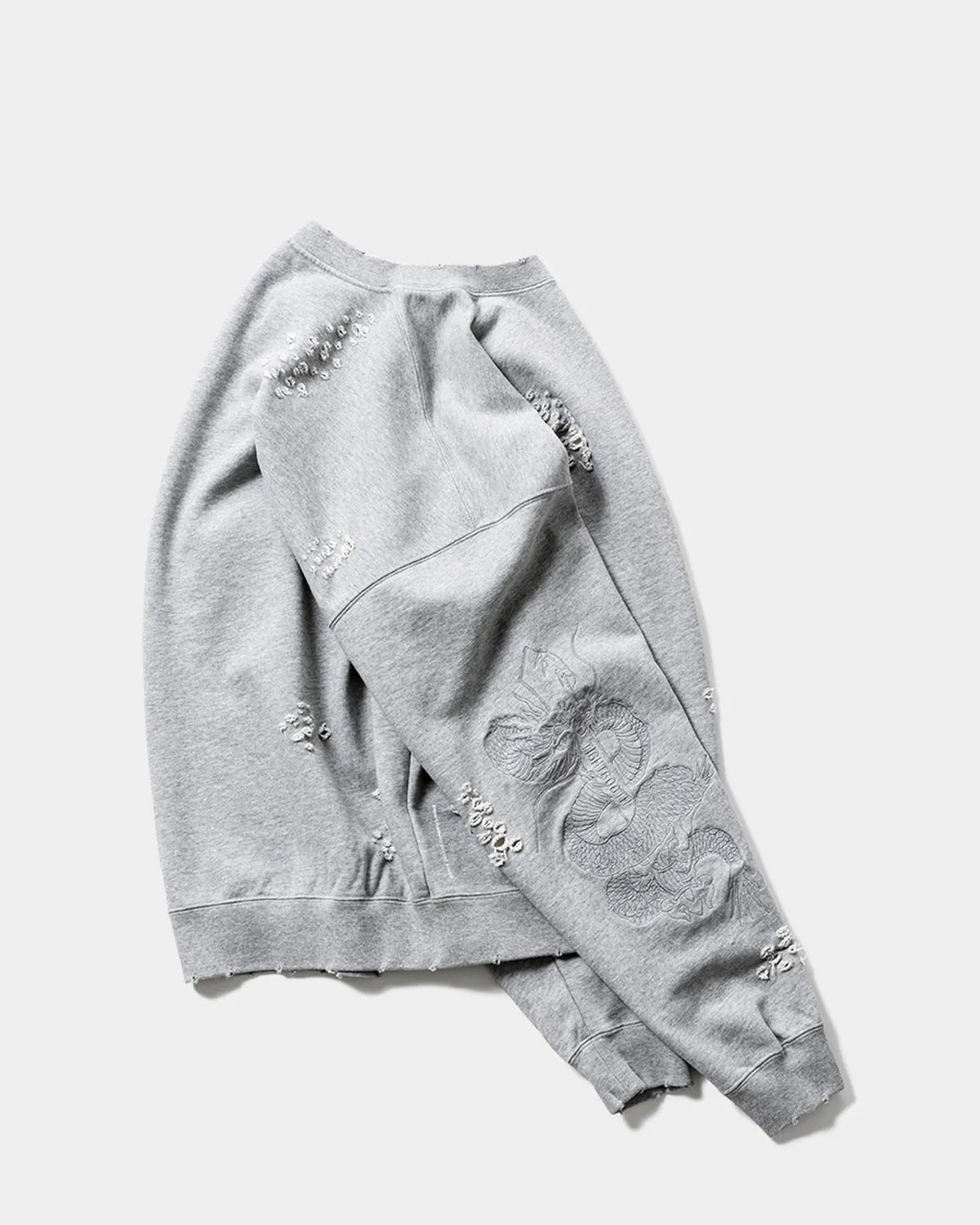 DELUXE / DELUXE × TIGHTBOOTH DAMAGE CREW SWEAT (26SD2718)