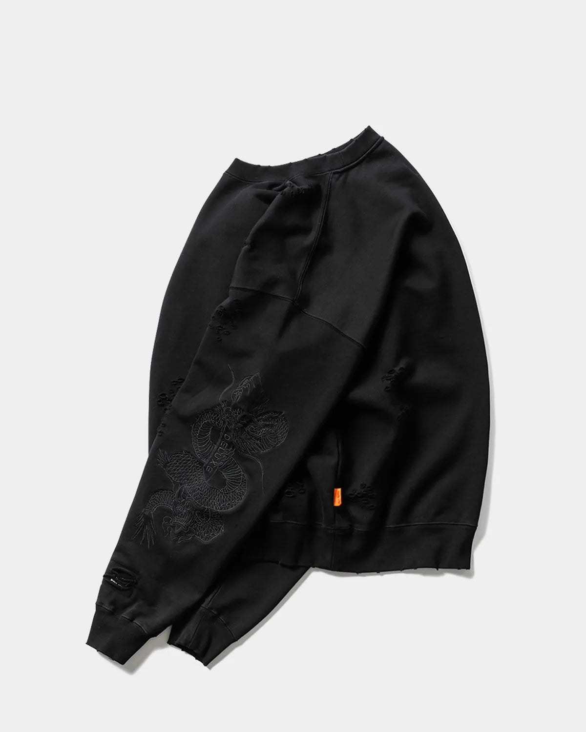 DELUXE / DELUXE × TIGHTBOOTH DAMAGE CREW SWEAT (26SD2718)