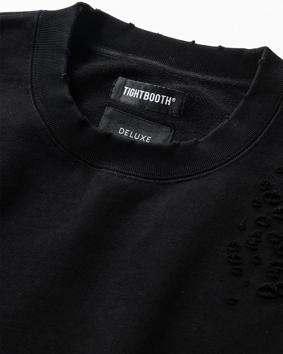 DELUXE / DELUXE × TIGHTBOOTH DAMAGE CREW SWEAT (26SD2718)